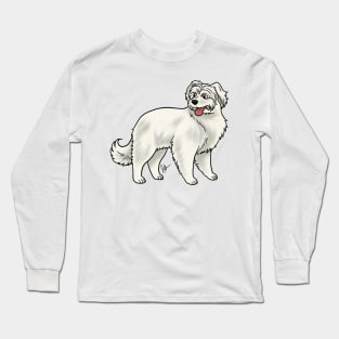 Dog - Pyrenean Shepherd - White Long Sleeve T-Shirt